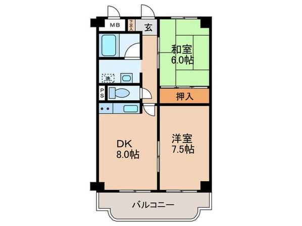 アメニティライフ荻野の物件間取画像